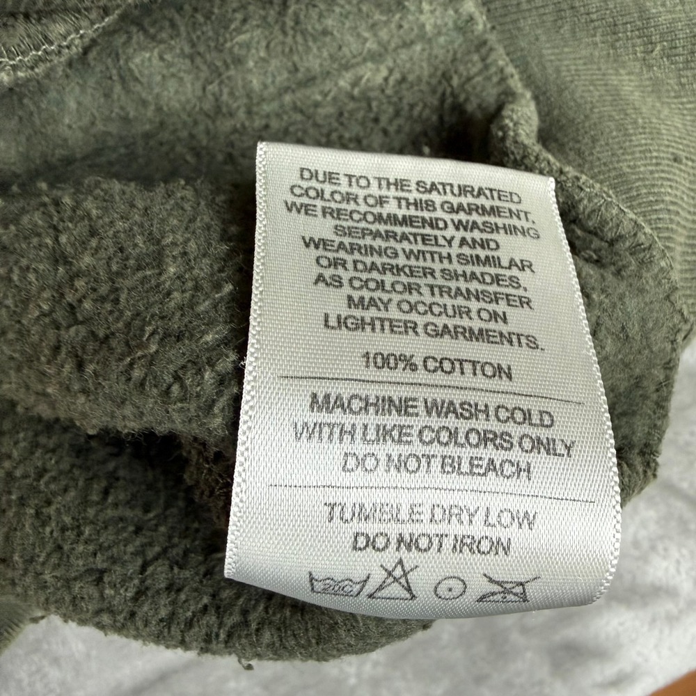 American Giant Vintage Pullover Hoodie Mens Medium Olive Green $165 USA New NWOT - Picture 4 of 6